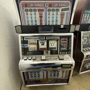 IGT Reel Spinner 2 Coin Single Line - Double Red White Blue for sale at Joe The Slot Doc